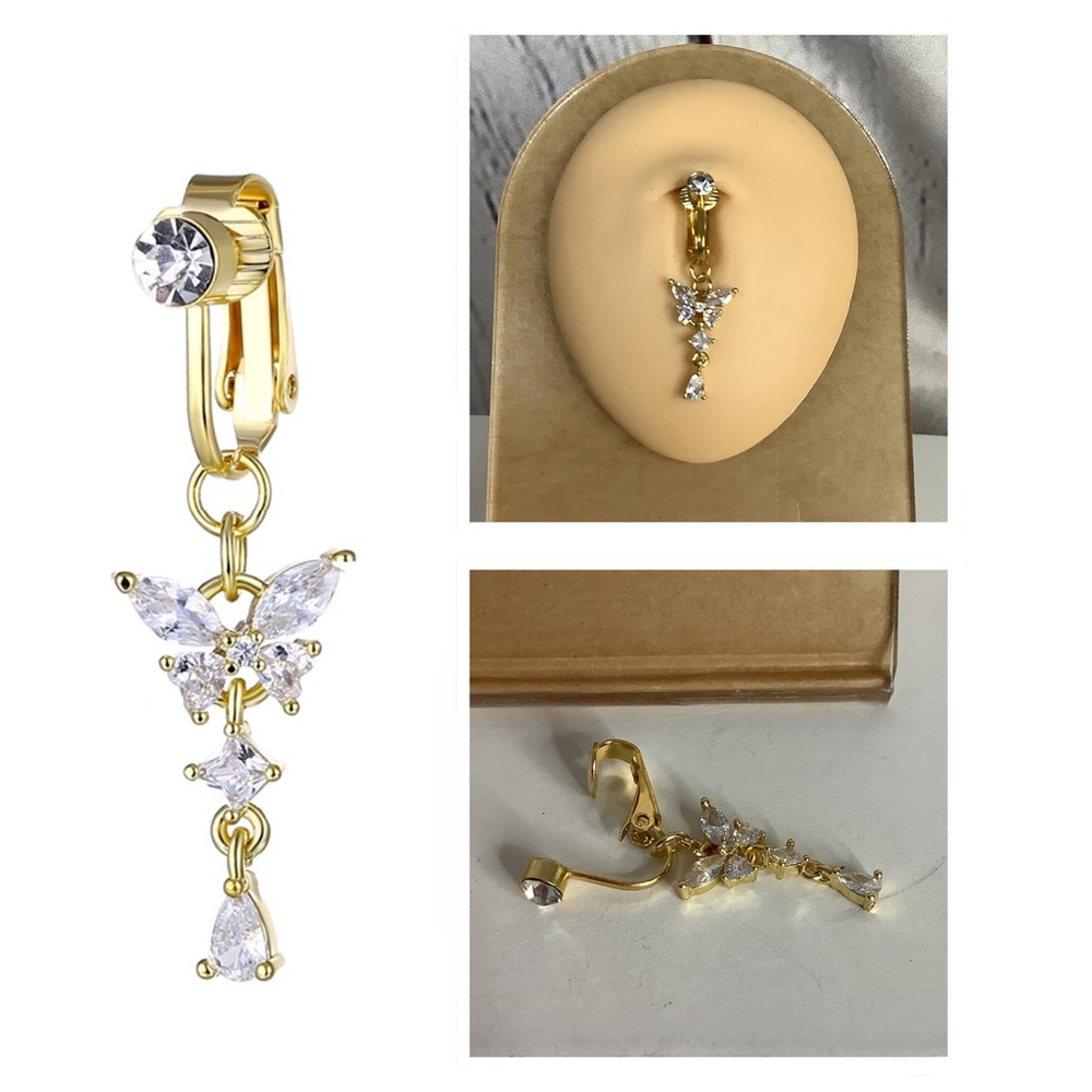Clip-On Belly Button Ring